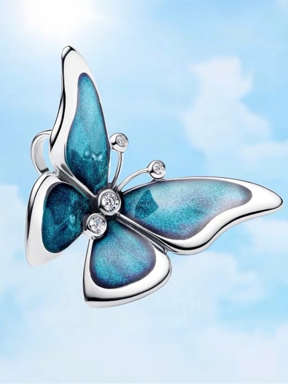 Pandora butterfly Charm
